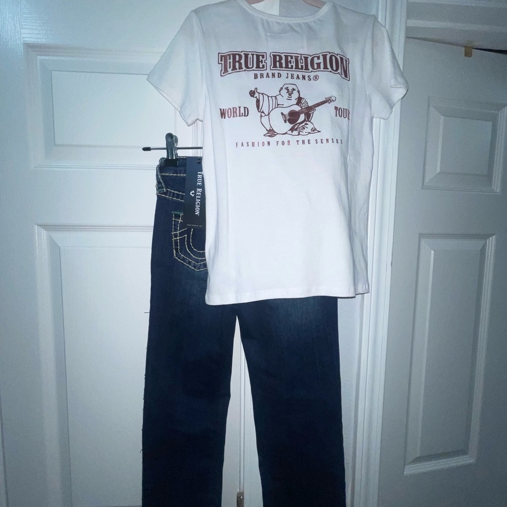 True Religion White Tee